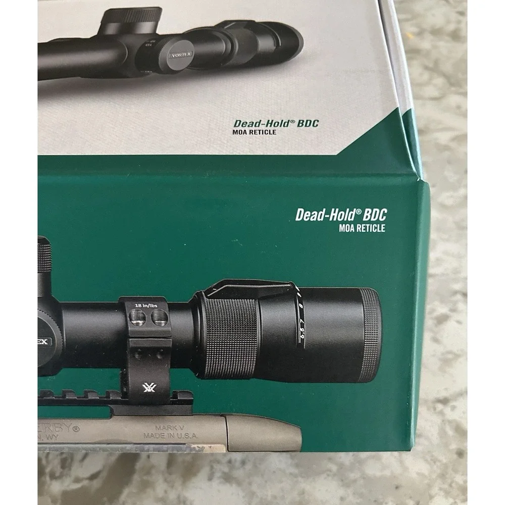Vortex Optics Viper Rifle Scope 6.5-20x50 SFP Mil Dot MOA Reticle